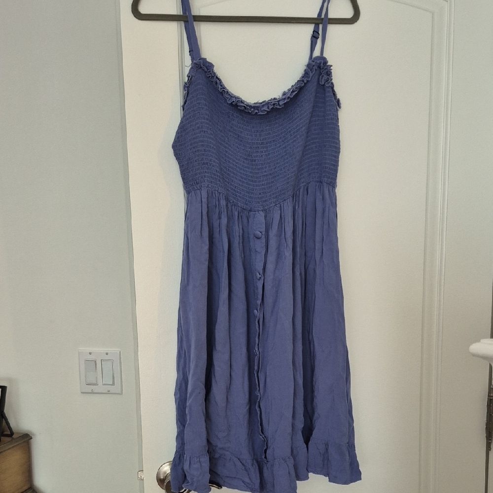 Blue Sleeveless Dress